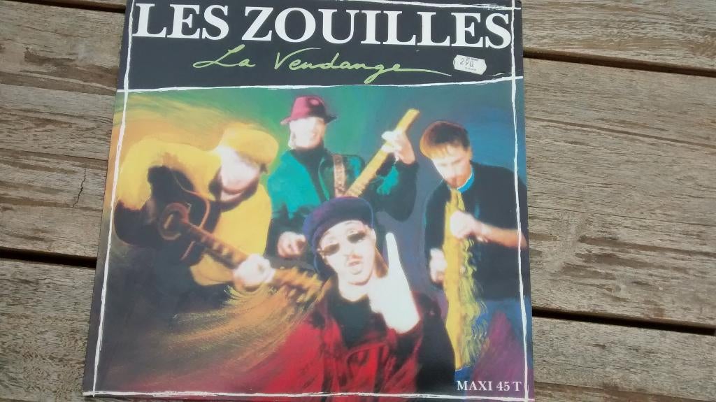 Maxi single - Les Zouilles - La Vendange, Maxi-single, Ophalen of Verzenden, Zo goed als nieuw, Pop