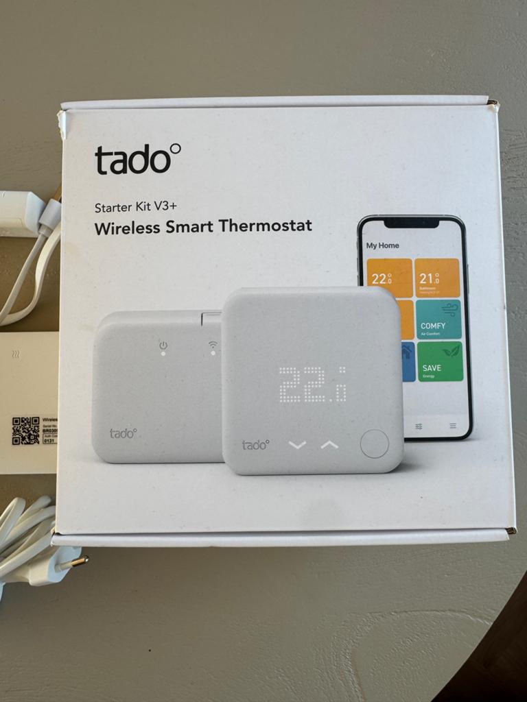 tado Slimme Thermostaat V3+, Doe-het-zelf en Verbouw, Thermostaten, Ophalen of Verzenden, Slimme thermostaat, Nieuw