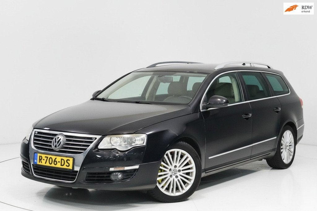 Volkswagen Passat Variant 3.2 V6 4M MEMORY I MASSAGE I LEDER, Automaat, Gebruikt, Beige, Zwart