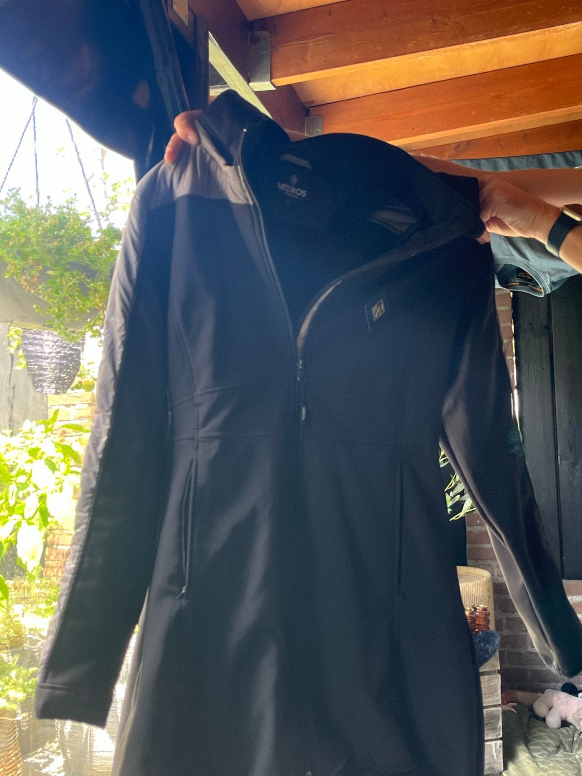 Mrs. Ros Equestrian Softshell Jas Maat L, Kleding | Dames, Jassen | Zomer, Ophalen, Zo goed als nieuw, Maat 42/44 (L), Zwart
