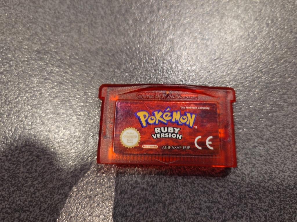 Pokémon Ruby Version - Game Boy Advance (GBA) cartridge, Spelcomputers en Games, Games | Nintendo Game Boy, Gebruikt, 1 speler