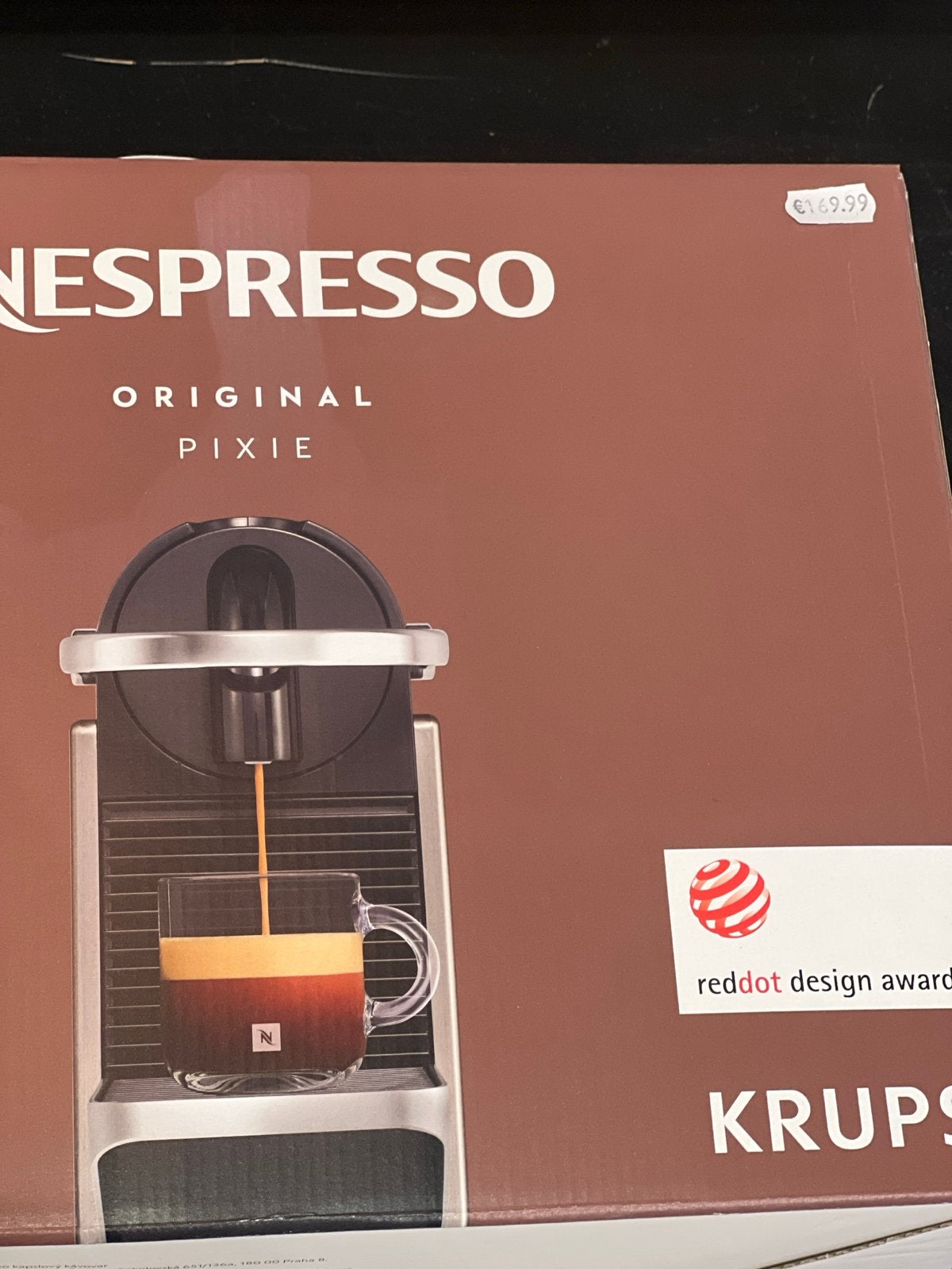 Krups Nespresso Pixie Titan XN306TNL - Nieuw in doos, Espresso apparaat, Nieuw, Ophalen of Verzenden, 1 kopje