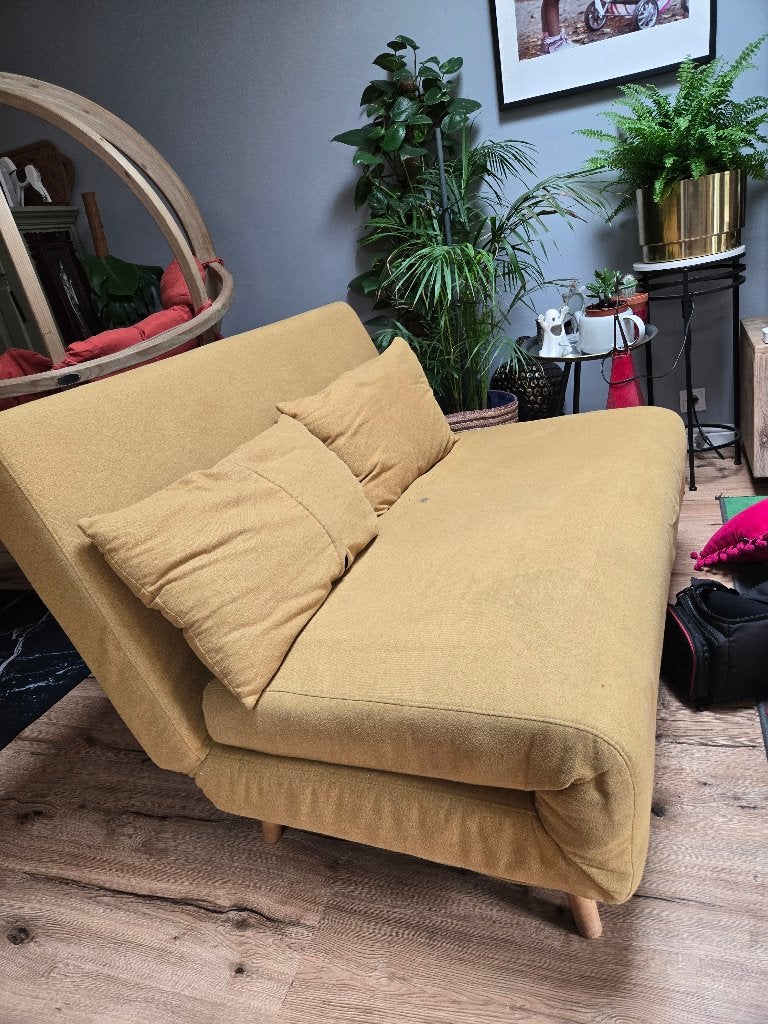 Foldable sofa, Ophalen, Hout, Gebruikt, Tweepersoons
