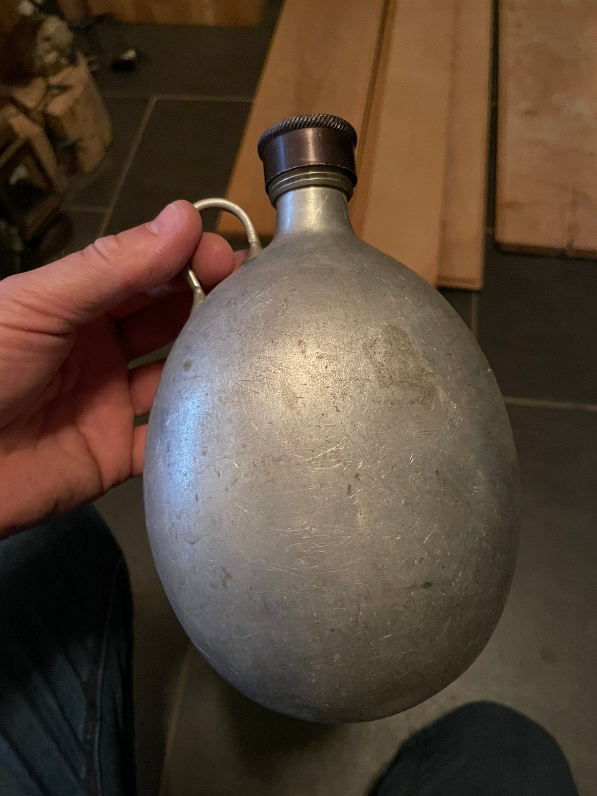 Veldfles met oortje, Verzamelen, Militaria | Tweede Wereldoorlog, Verzenden, Nederland