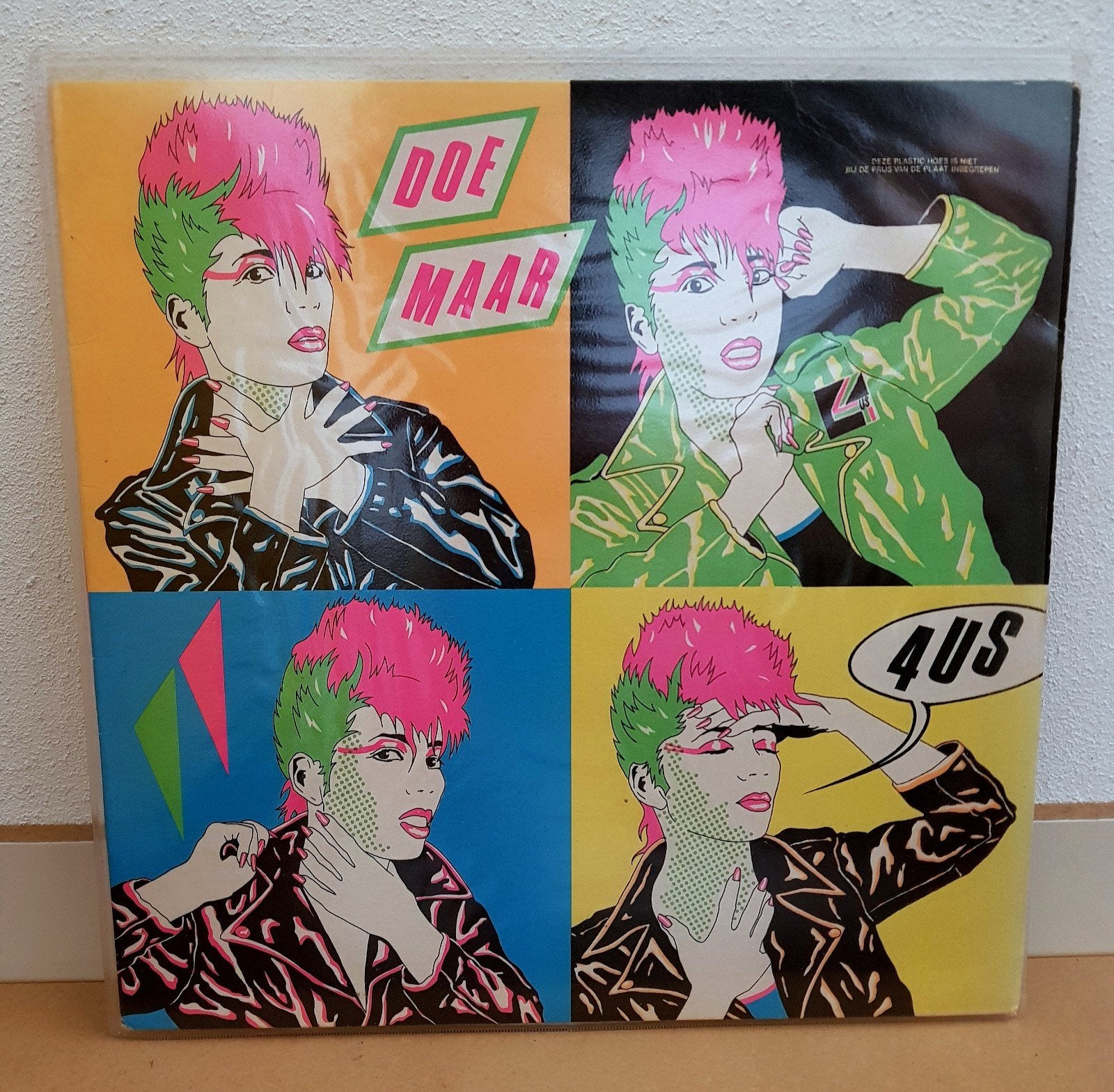 LP Doe Maar / 4US - 80s vinyl - KRASVRIJ!, LP, Ophalen of Verzenden, Zo goed als nieuw, Pop