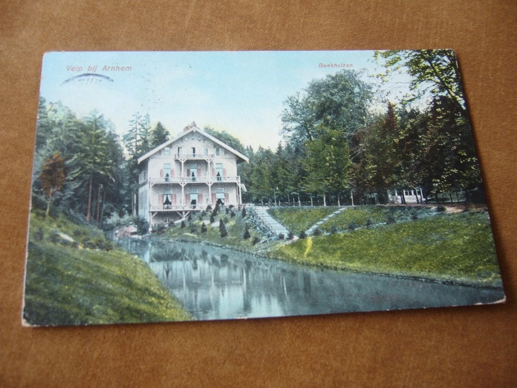 VELP  =  BEEKHUIZEN  BRIEFKAART 1907, Ophalen of Verzenden, Voor 1920, Gelopen, Gelderland