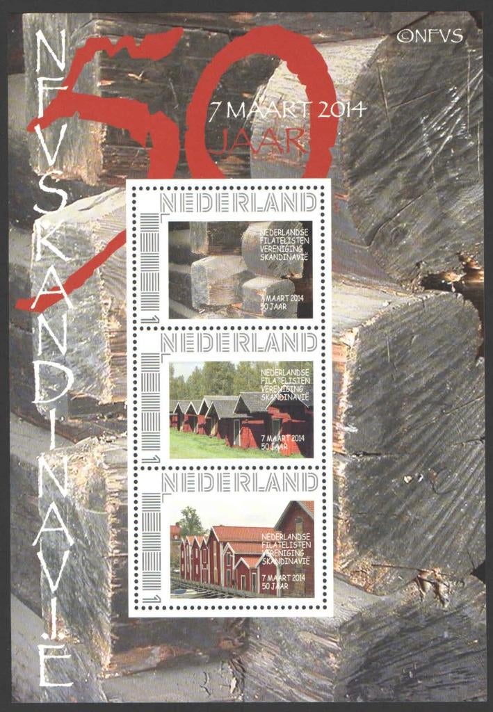 Postzegels NFV Skandinavie 2014, Ophalen of Verzenden, Na 1940, Postfris