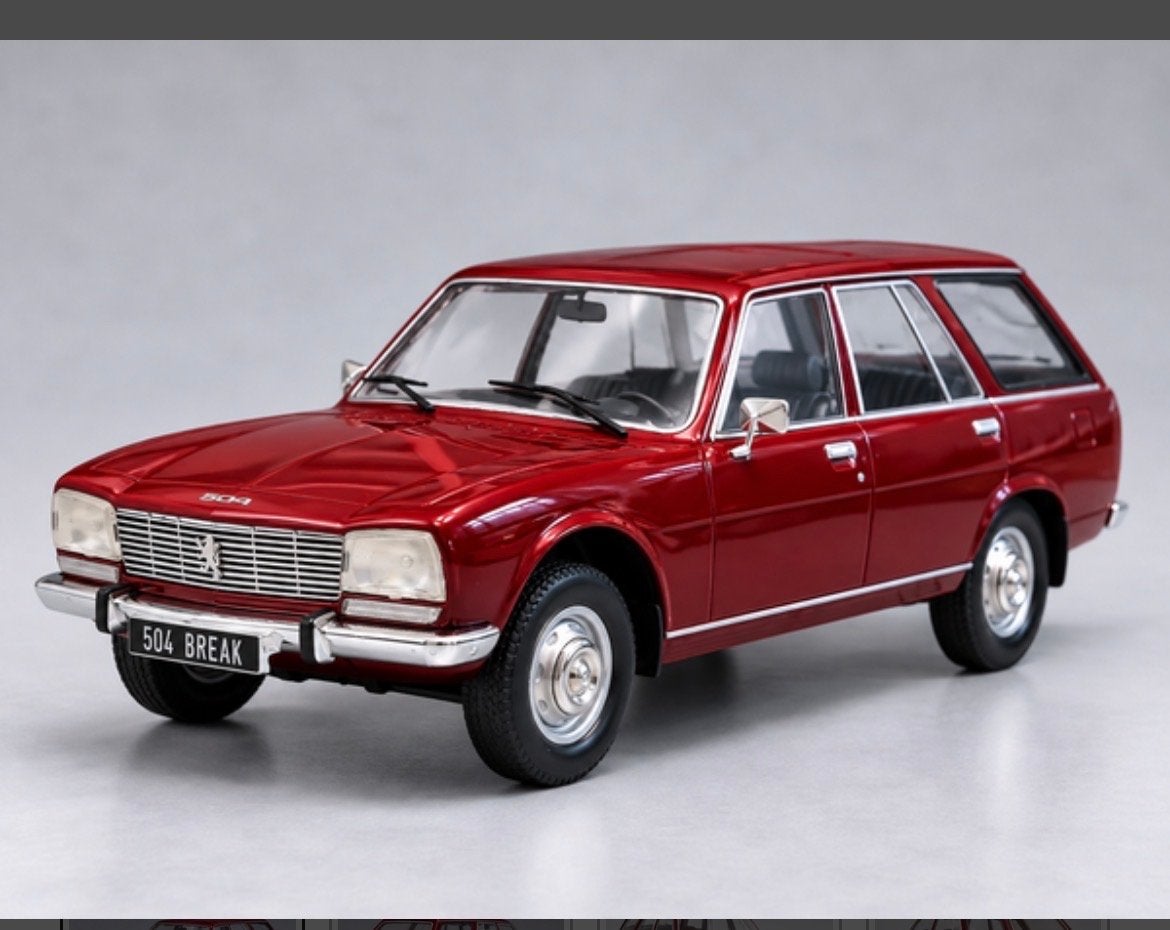 Peugeot 504 GR Break MCG 1:18 - Nieuw in doos, Ophalen of Verzenden, Nieuw, Auto, Overige merken