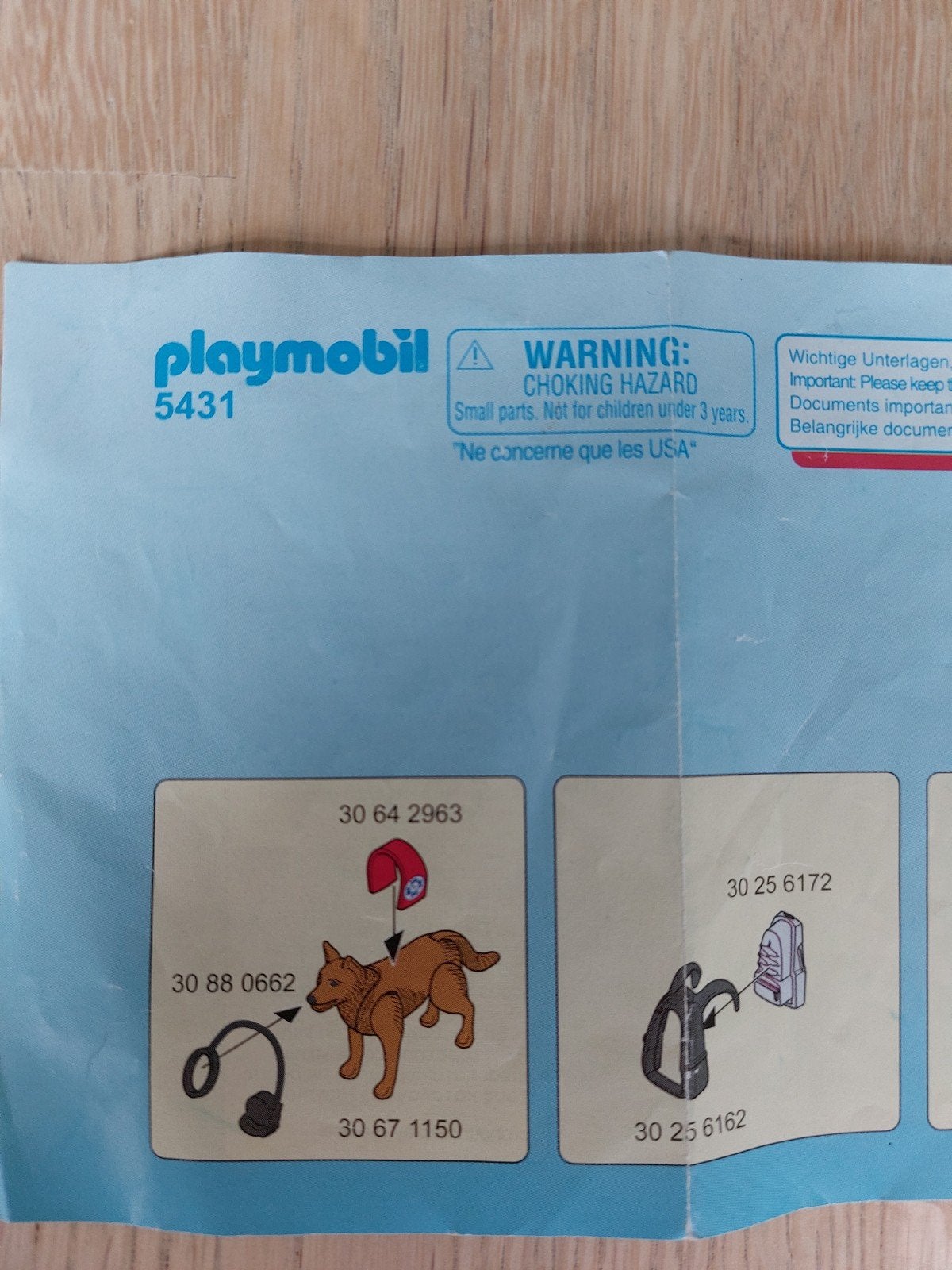 Playmobil 5431 Hulpverlener met reddingshond, Ophalen of Verzenden, Zo goed als nieuw, Complete set