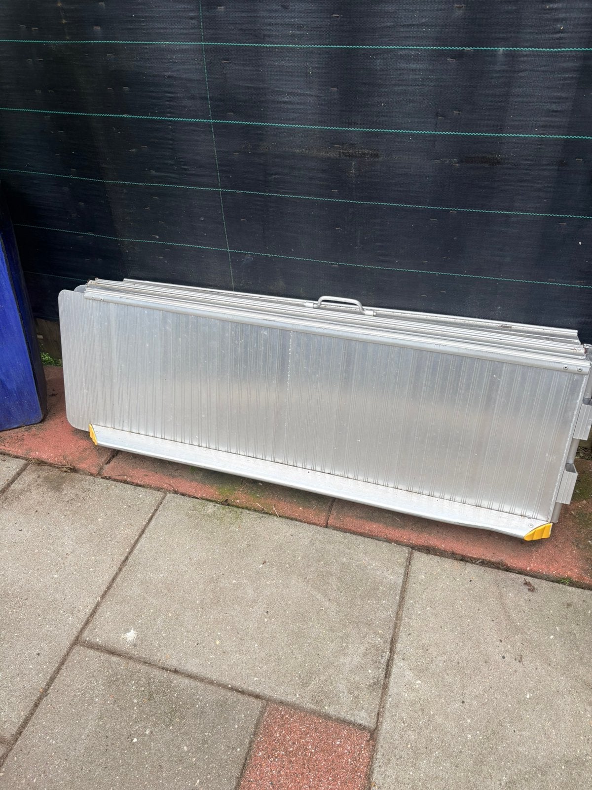 Oprij plaat, Ophalen, Zo goed als nieuw, Aluminium