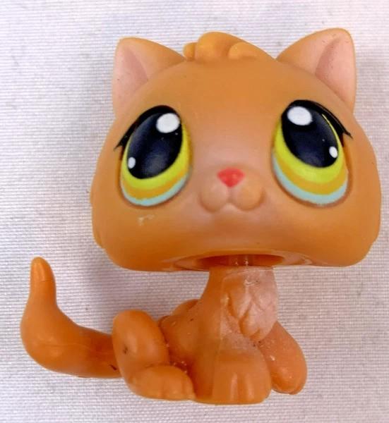 Littlest Pet Shop Hasbro LPS #86 Kat Oranje Geel vintage, Coolsingel 104, 3011 AG Rotterdam, Netherlands, Verzenden, Zo goed als nieuw