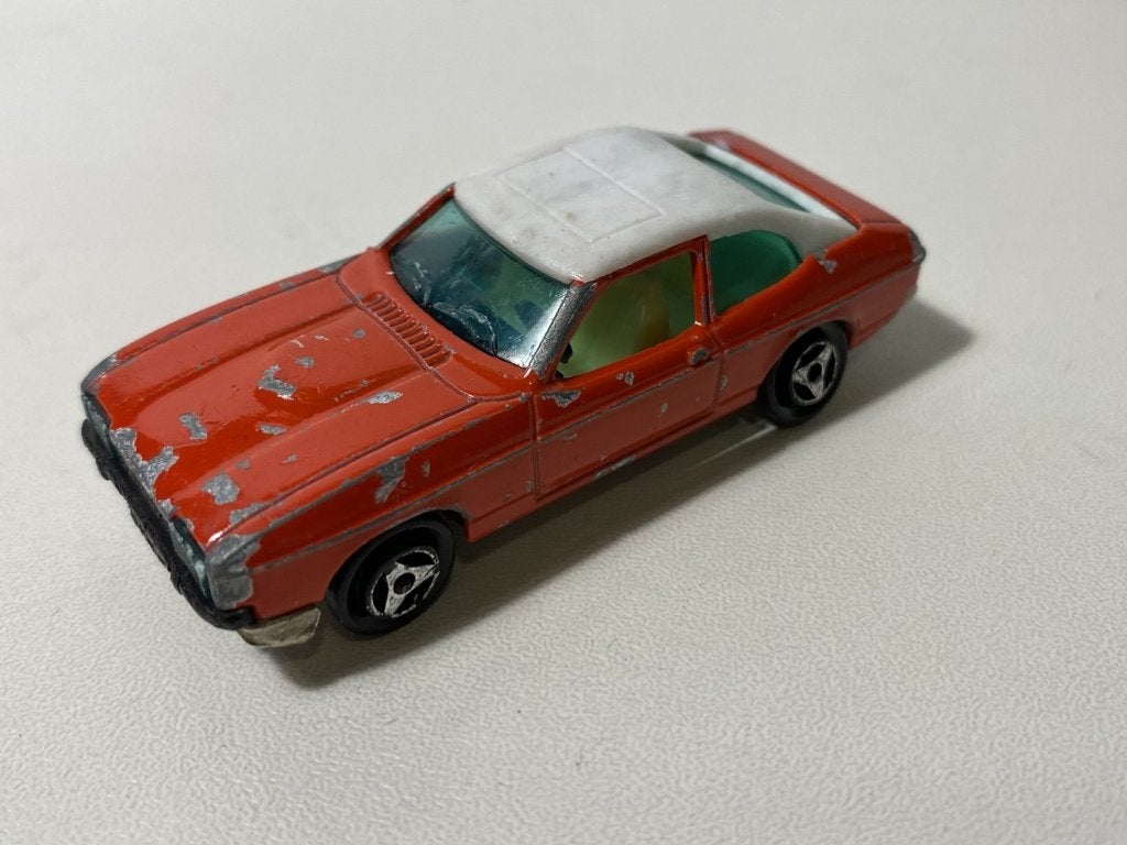 Majorette Ford Capri Rood, Ophalen of Verzenden, Gebruikt, Auto, Majorette