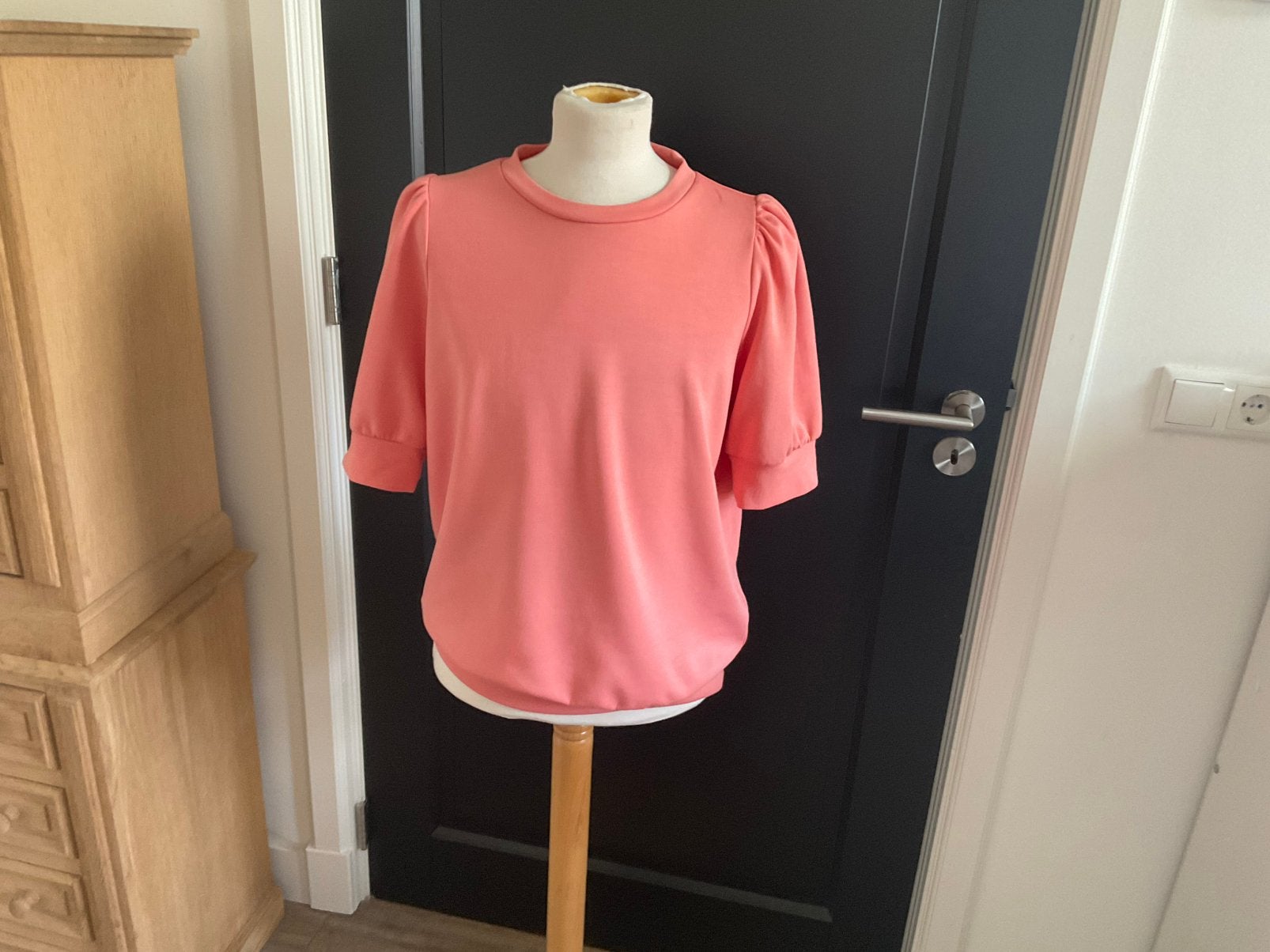 Soyaconcept shirt maat L, pofmouwtjes, Kleding | Dames, Ophalen of Verzenden, Zo goed als nieuw, Korte mouw