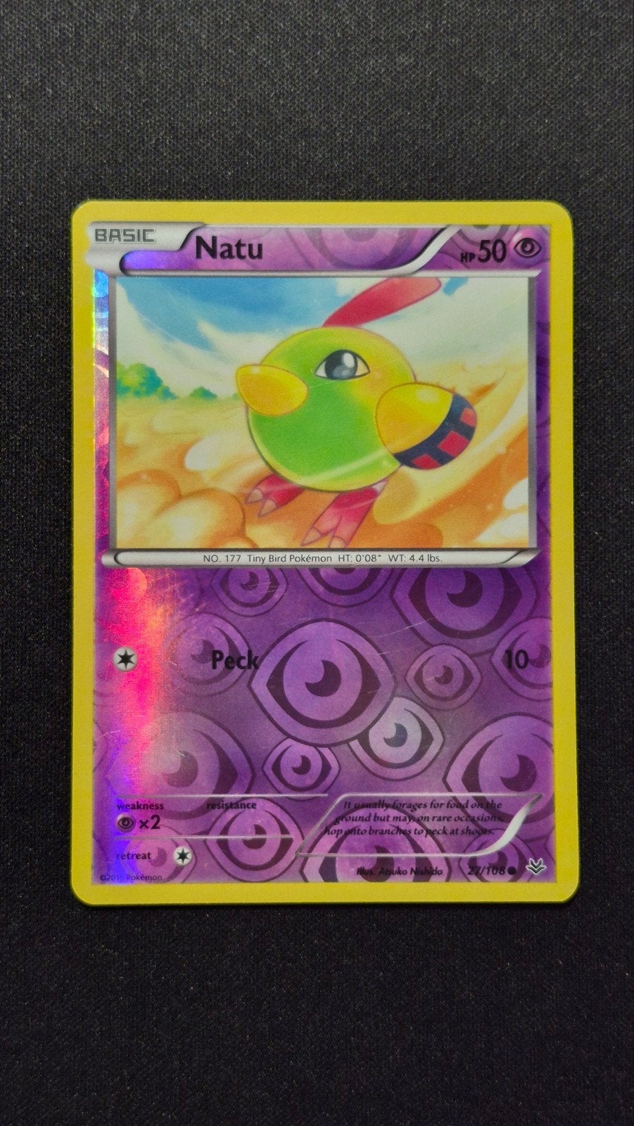 Natu 27/108 – XY Roaring Skies (2015), Verzenden, Zo goed als nieuw, Losse kaart