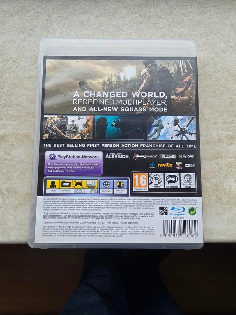 Call of Duty: Ghosts, PS3, Ophalen, Vanaf 18 jaar, Overige genres, 1 speler