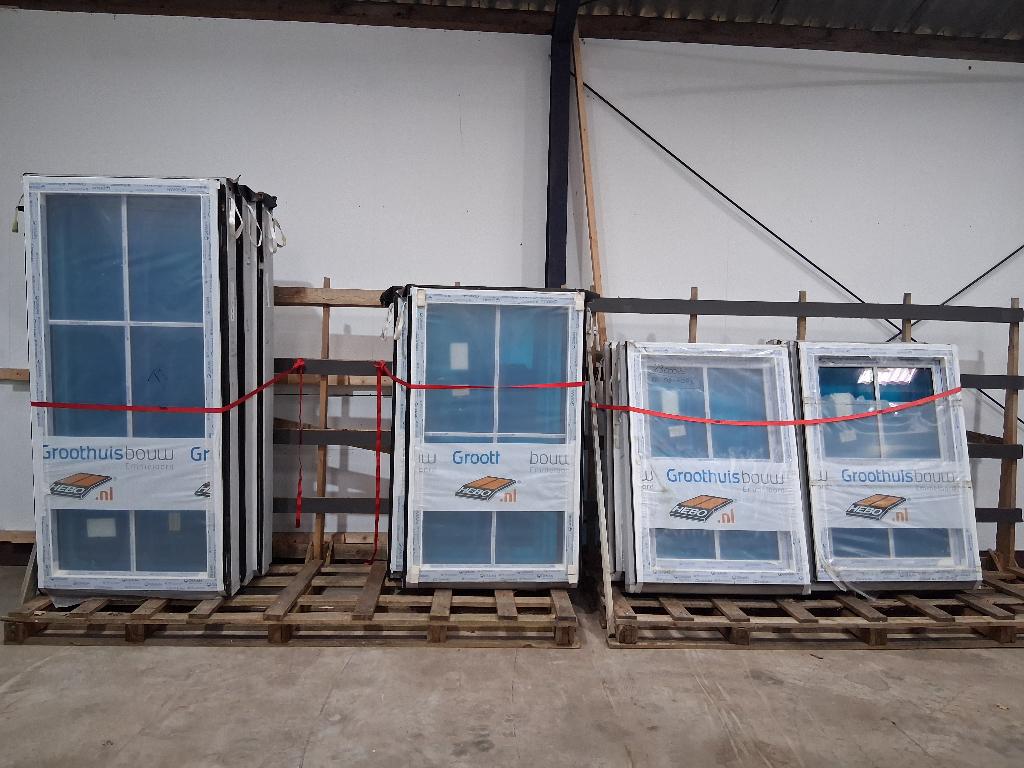 Nieuwe raamkoziinen roede Hr++ Bezorge factuur mogelijk, Gevelraam of Ruit, 80 tot 120 cm, 120 tot 160 cm, Ophalen of Verzenden