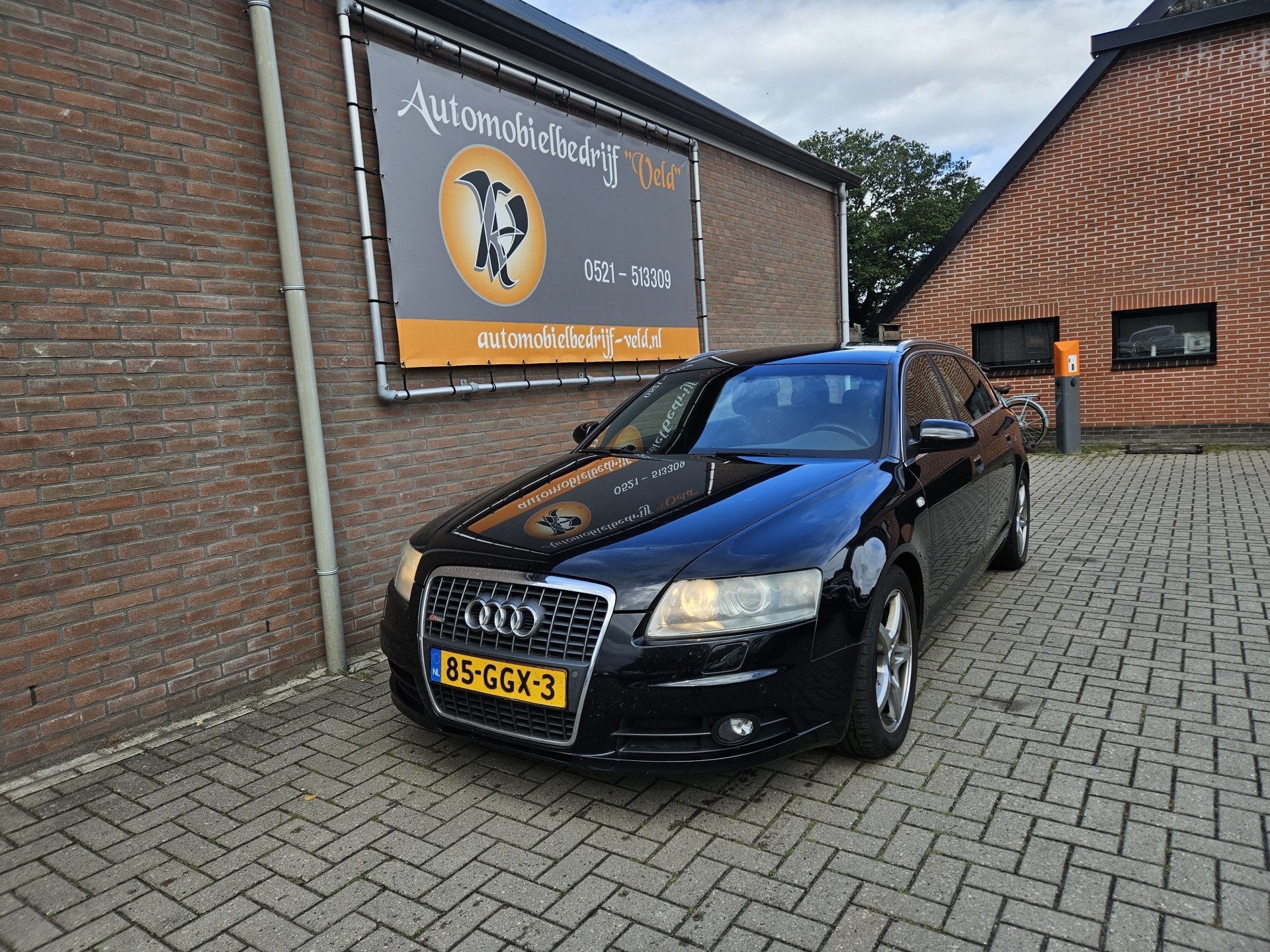 Audi A6 Avant 2.8 FSI quattro Pro Line (bj 2008, automaat), Auto's, Automaat, Gebruikt, Zwart, Zwart