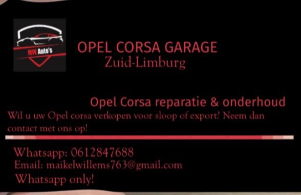 Automonteur opel garage onderhoud reparatie, Ophalen