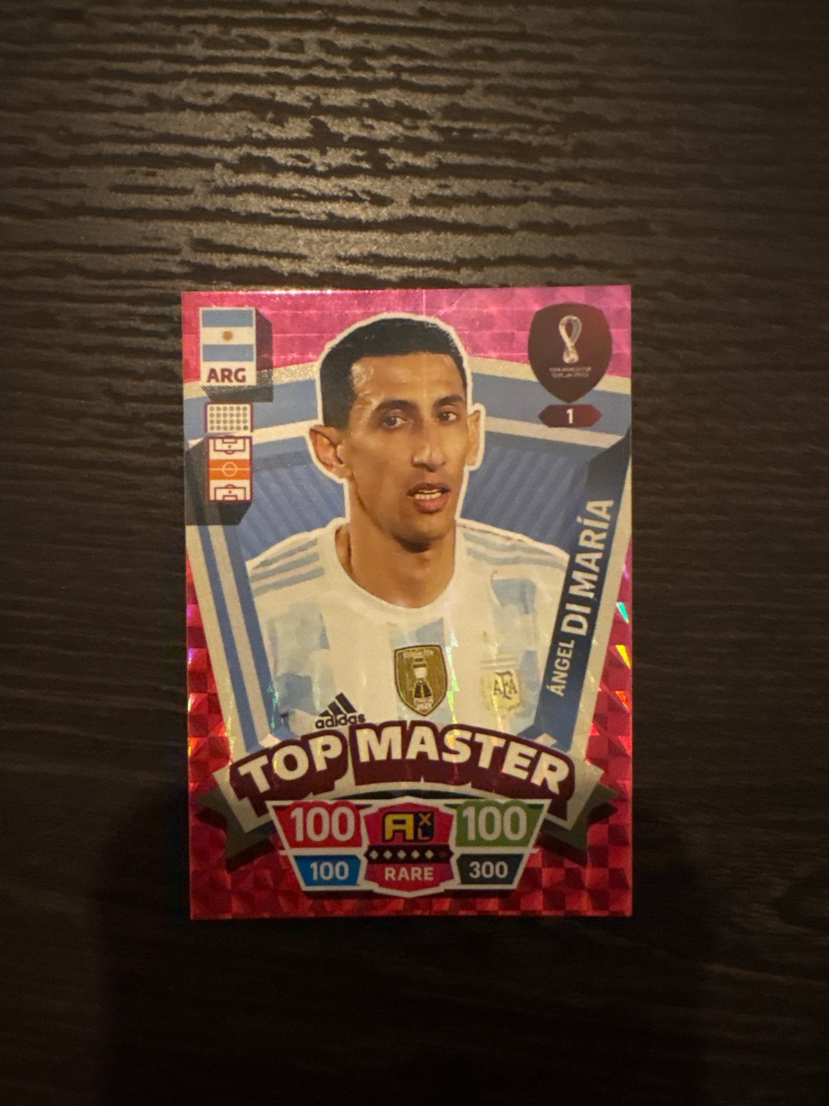Ángel Di María Top Master kaart - WK 2022, Ophalen of Verzenden, Zo goed als nieuw, Buitenlandse clubs, Spelerskaart
