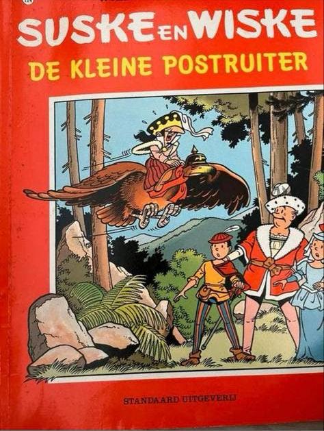Suske en Wiske 224: De Kleine Postruiter - Tijdreisavontuur, Eén stripboek, Ophalen of Verzenden, Gelezen