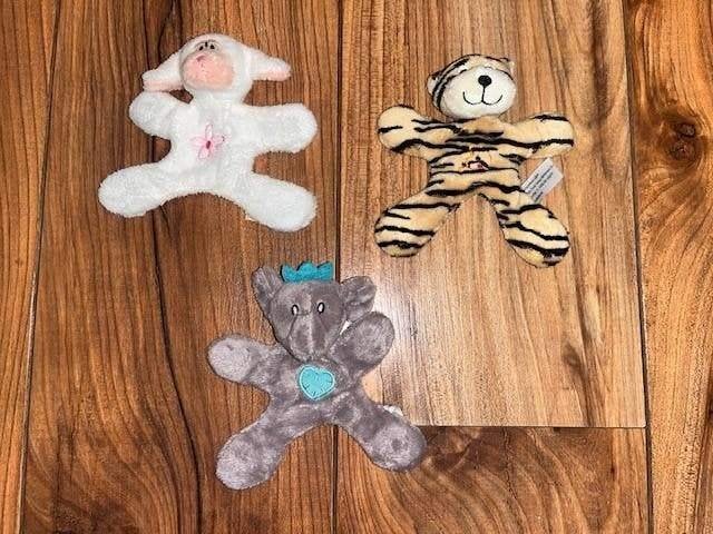3 knuffel dieren magneetjes pluches (NIEUW), Ophalen of Verzenden, Nieuw, Overige typen