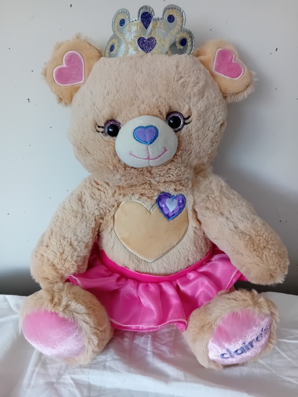 Nieuw Claire's princess zachte teddybeer knuffel. 30 cm Hoog, Ophalen, Beer, Nieuw, Middelgroot (20 tot 80 cm)
