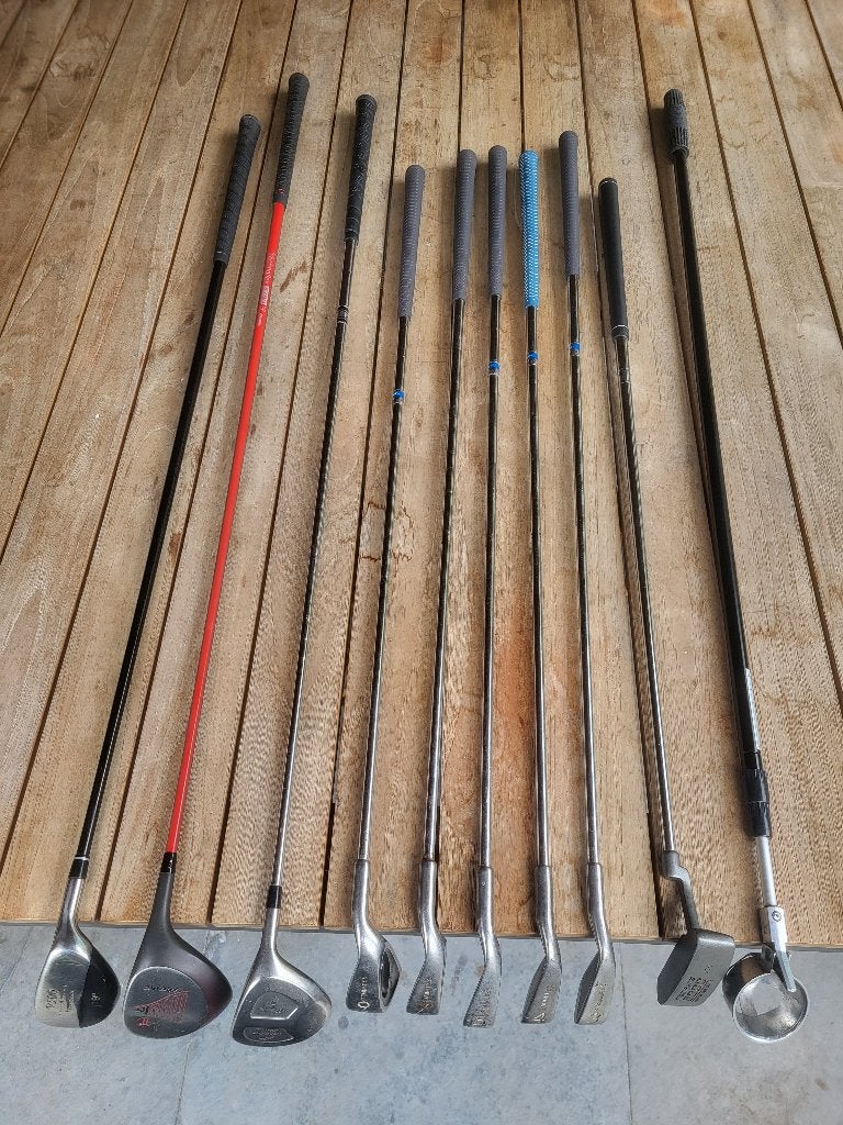 Golfset Mizuno / Spalding – 9 clubs + Protech tas