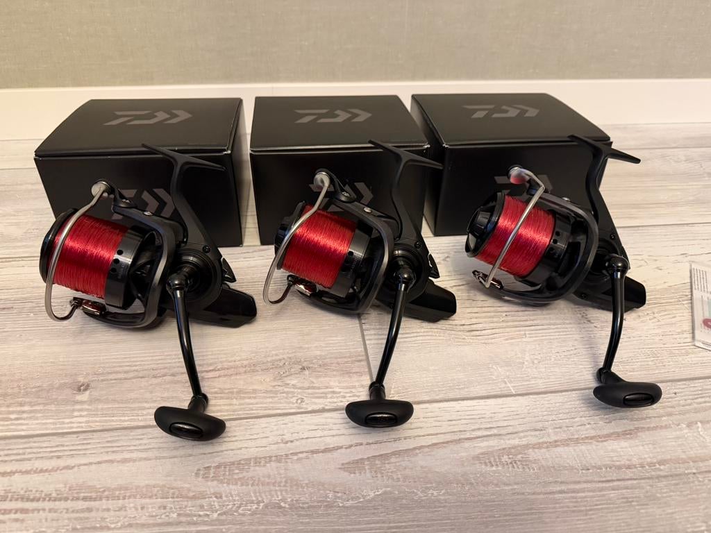 3 x Daiwa Basia 45 SLD QDX NIEUWSTAAT!, Ophalen of Verzenden, Zo goed als nieuw, Molen