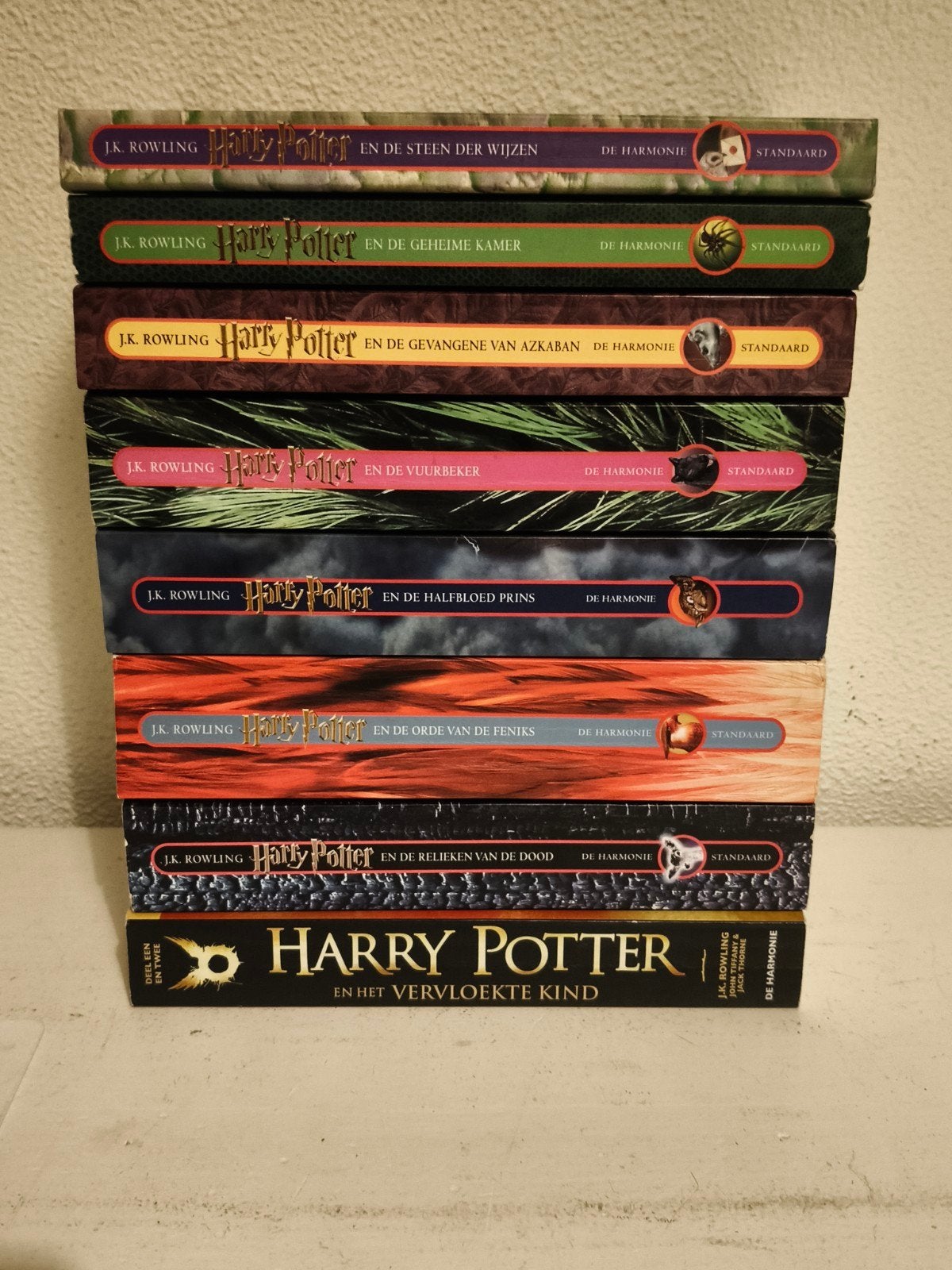 Harry Potter complete serie (8 boeken) - J.K. Rowling, Boeken, Ophalen of Verzenden, Gelezen, J.K. Rowling