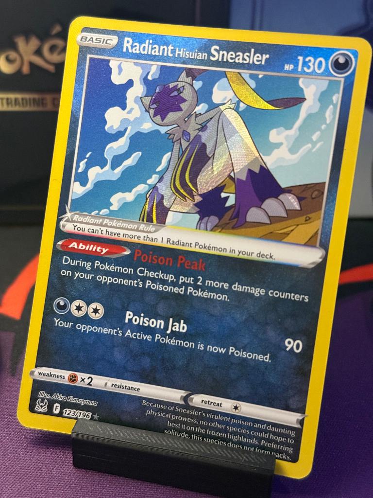 Pokemon radiant sneasler 123/196, Verzenden, Nieuw, Losse kaart, Foil