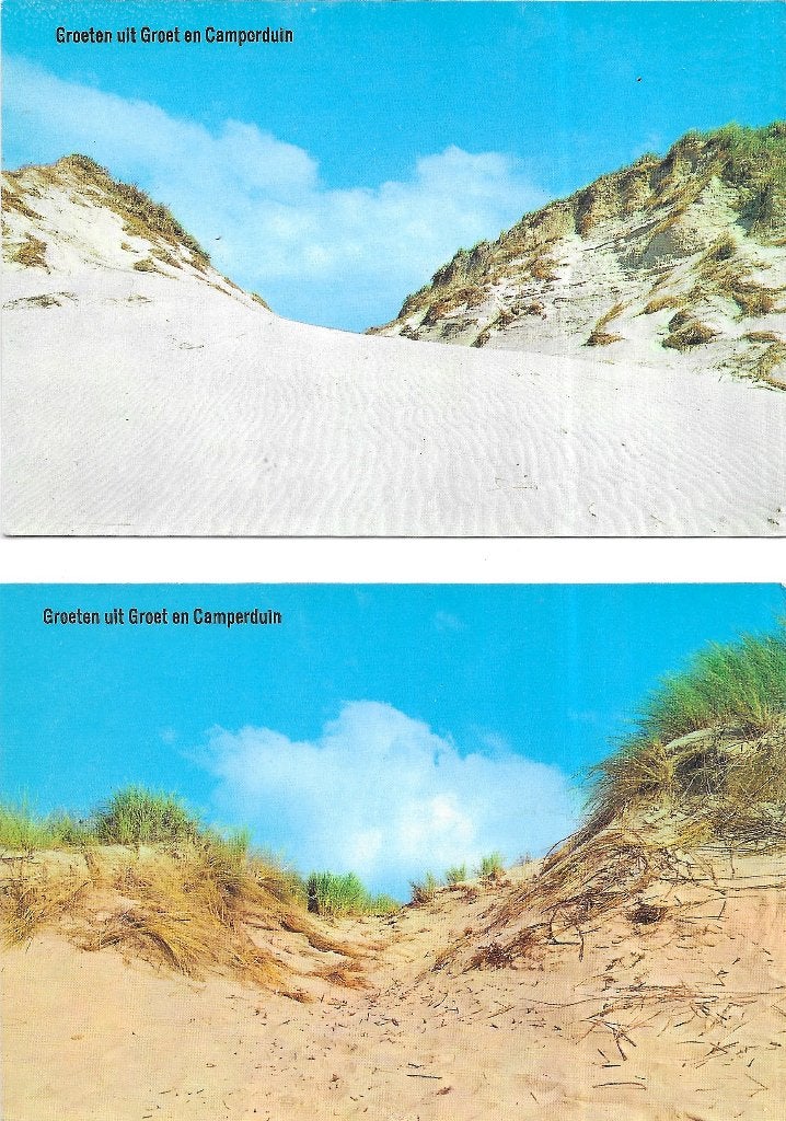 AK Groet en Camperduin - 2 x groeten uit..., Verzenden, 1960 tot 1980, Ongelopen, Noord-Holland