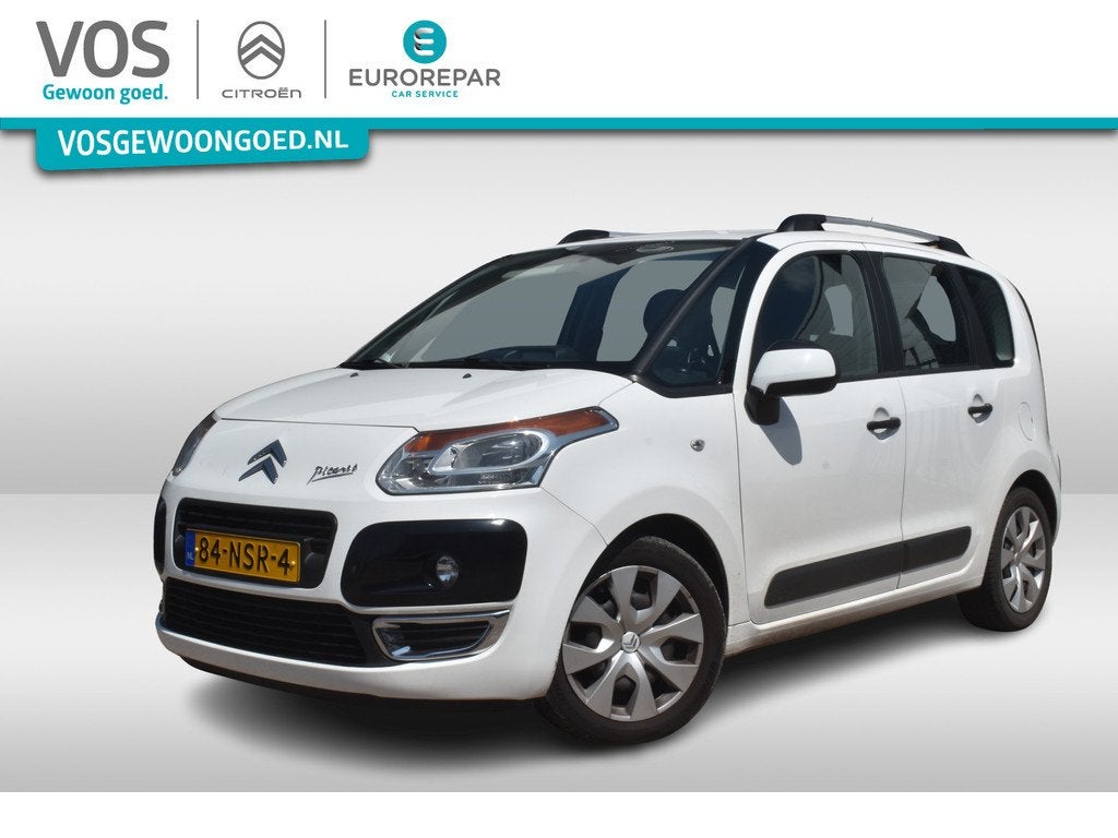 Citroën C3 Picasso 1.4 VTi Aura Airco | Trekhaak | Radio |, Voorwielaandrijving, Gebruikt, Zwart, 4 cilinders