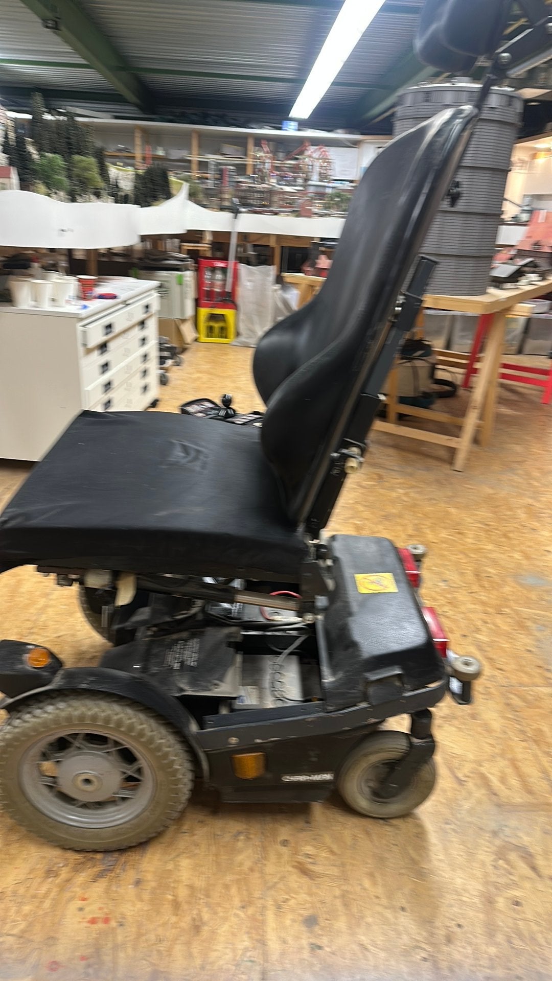 Rolstoel met joy stick bestuurbaar defect, Ophalen, Gebruikt, Elektrische rolstoel