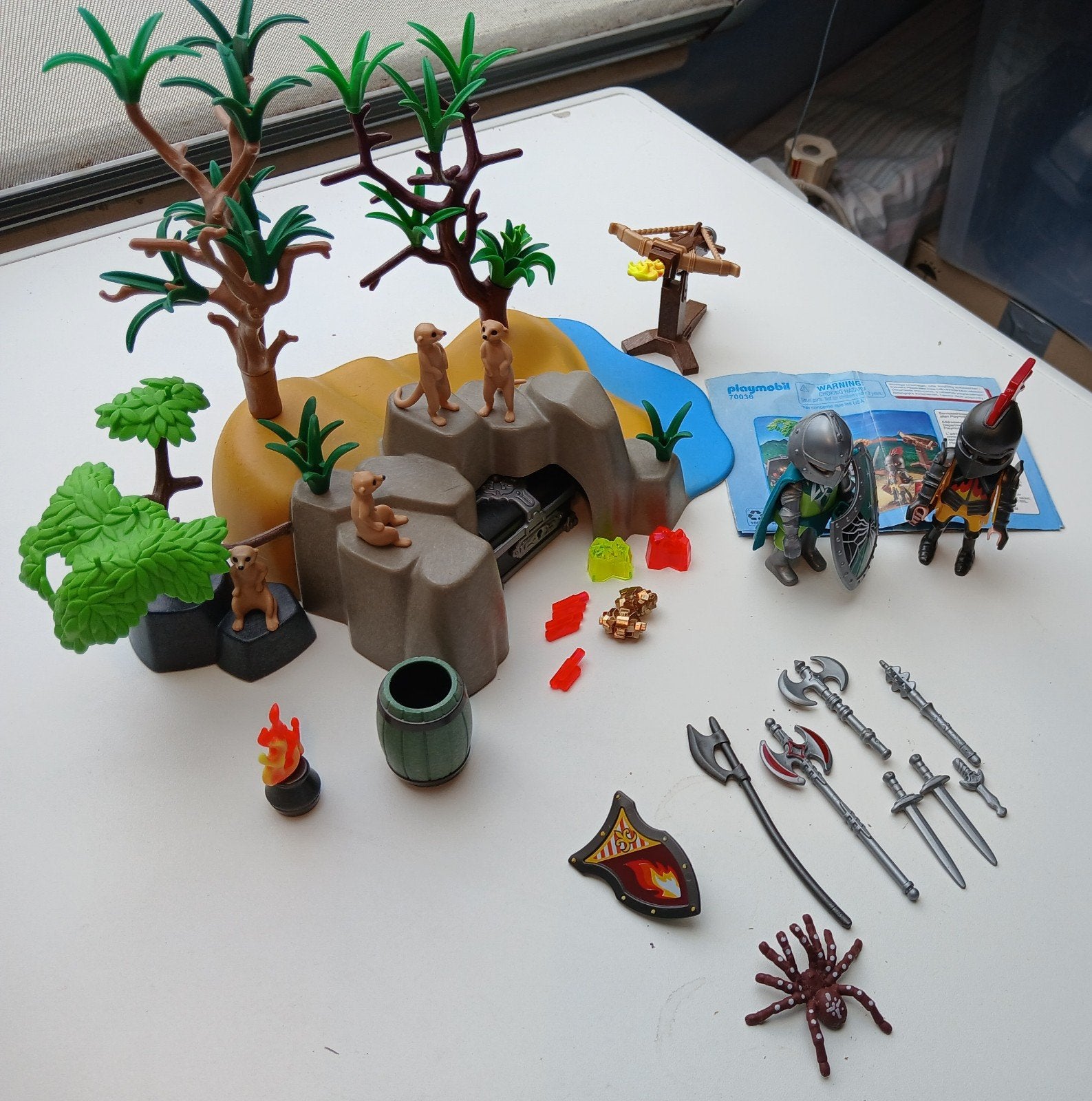 Playmobil 70036 starter pakket, Strijd om de schat + extra's, Ophalen of Verzenden, Zo goed als nieuw
