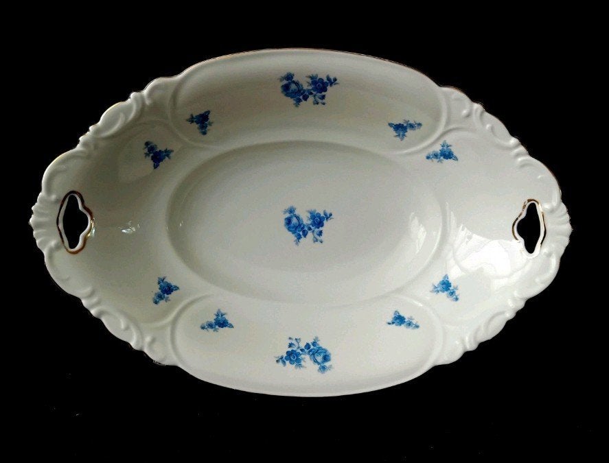 Grote ovale vintage schaal, Beieren, Ophalen of Verzenden