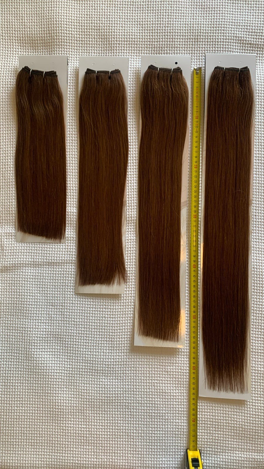 Rest partij weave Hairextensions 60-65cm, Ophalen of Verzenden, Nieuw, Pruik of Haarverlenging