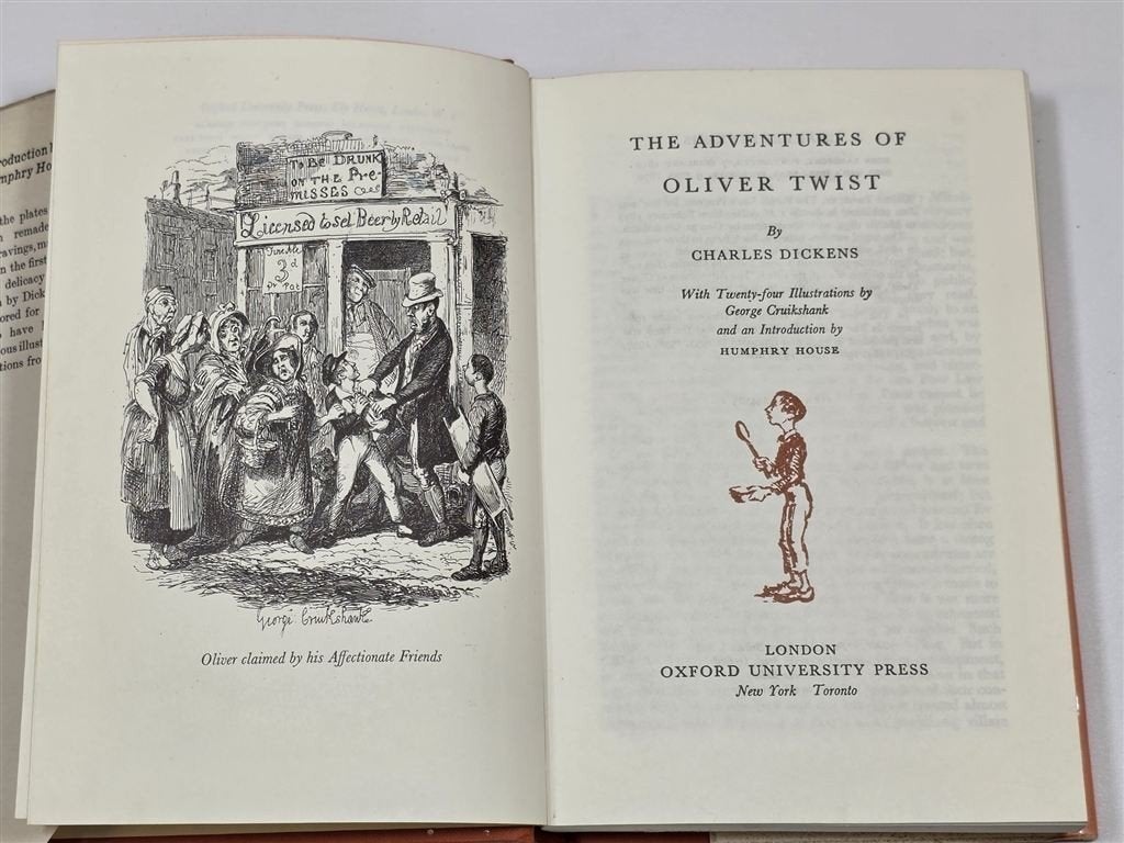 Oliver Twist — Illustrated Oxford Edition Dickens 1974, Boeken, Ophalen of Verzenden, Gelezen