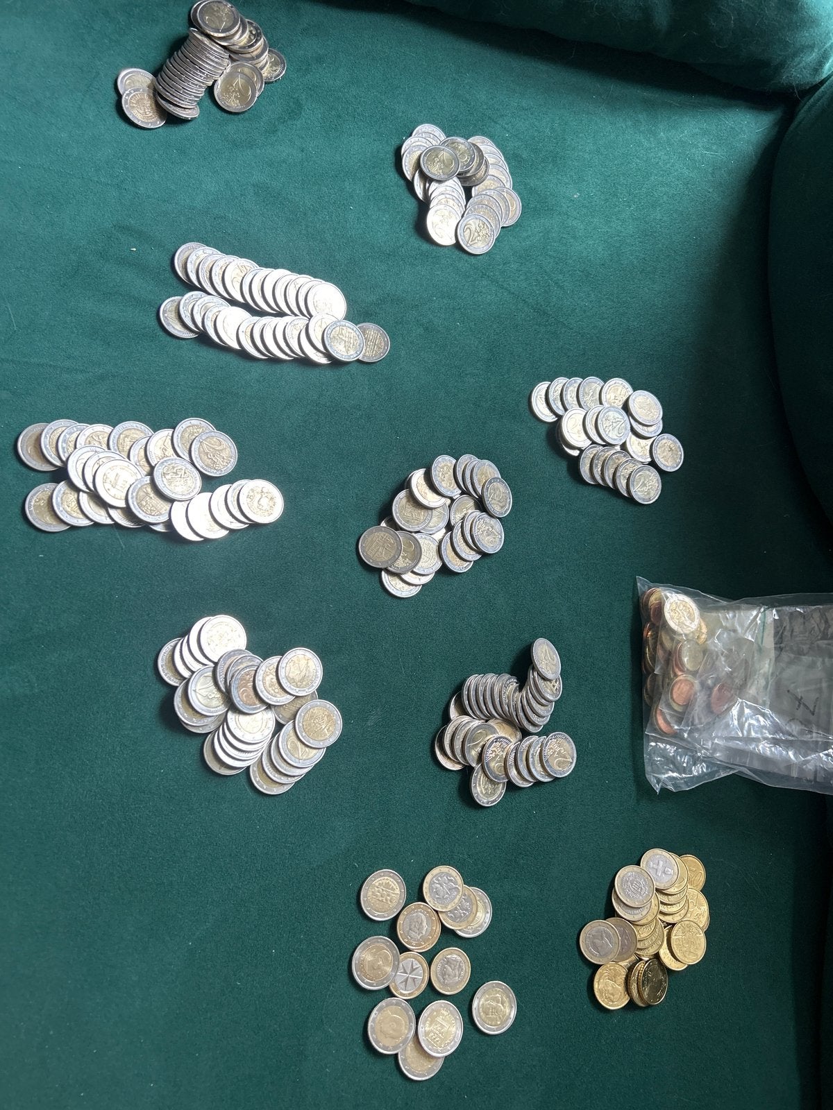 Verzameling zeldzame euromunten, Ophalen of Verzenden, Overige landen, Overige waardes, Setje