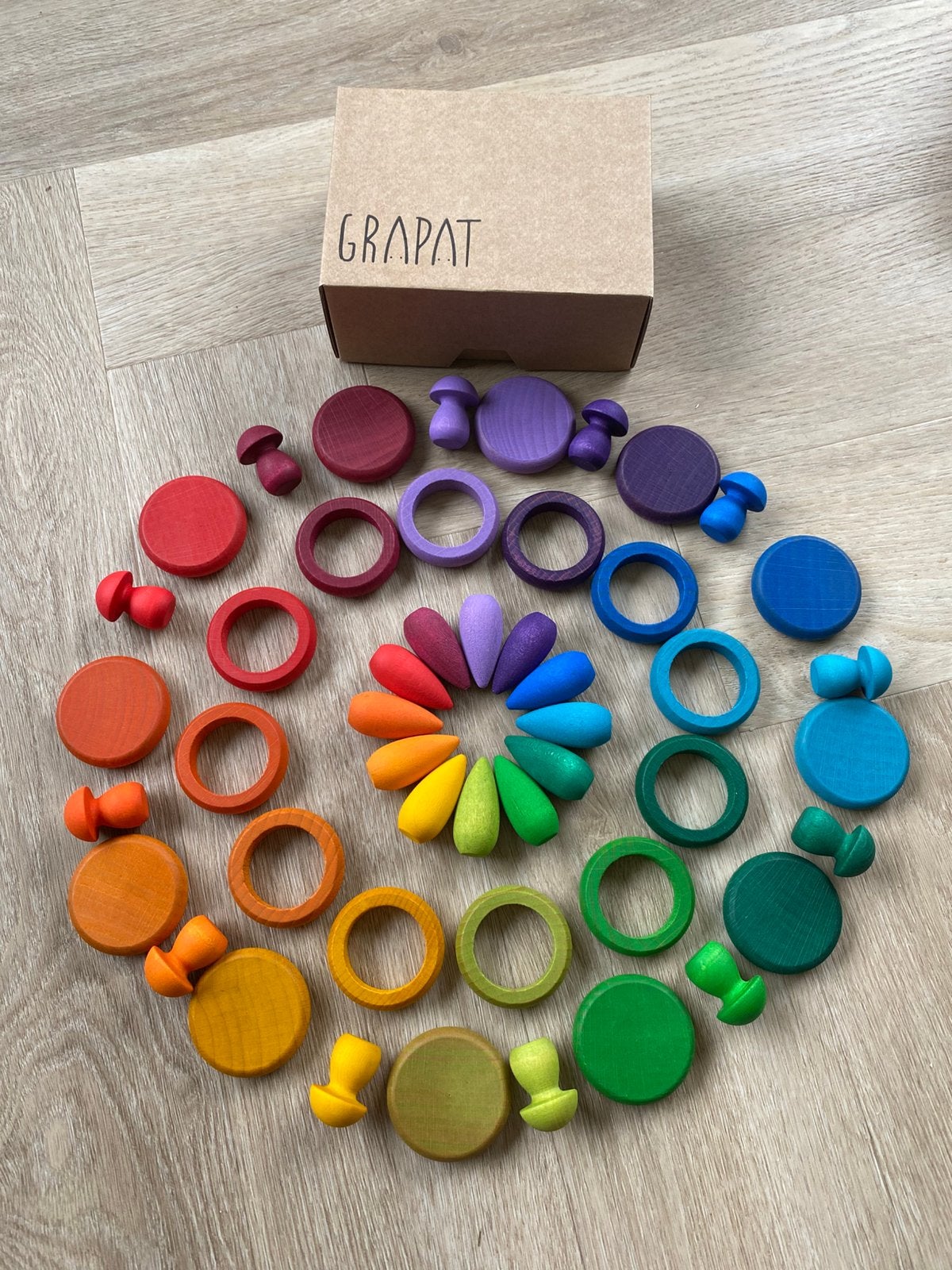 Grapat ringen, munten, paddenstoelen en ijspegels, Ophalen of Verzenden, Zo goed als nieuw, Overige typen