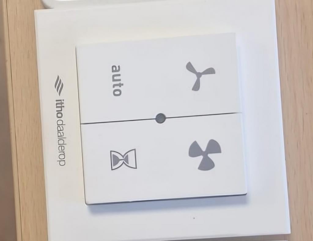 Itho standenschakelaar mechanische ventilatie, Doe-het-zelf en Verbouw, Ventilatie en Afzuiging, Ophalen of Verzenden, Zo goed als nieuw