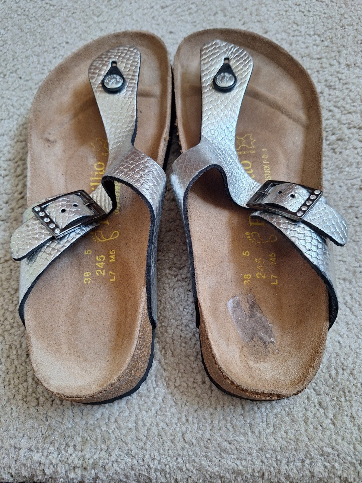 Papillio by Birkenstock sandalen maat 38, Overige kleuren, Papilio by Birkenstock, Zo goed als nieuw, Sandalen of Muiltjes