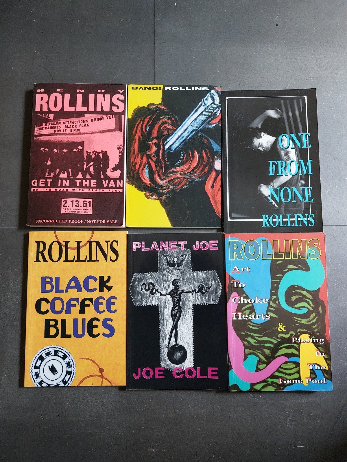 Henry Rollins Boeken Collectie - 6 Stuks, Ophalen of Verzenden, Gelezen, Henry Rollins, Joe Cole, Amerika