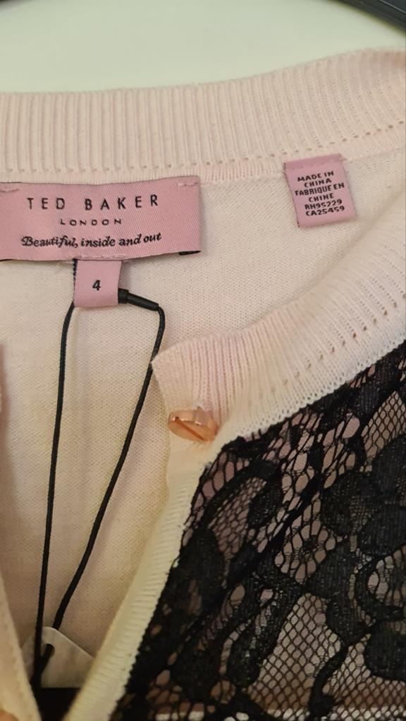 Nieuw Ted Baker vestje zijde/wol met kant maat 4 (XL), Kleding | Dames, Ted Baker, Ophalen of Verzenden, Nieuw, Maat 46/48 (XL) of groter