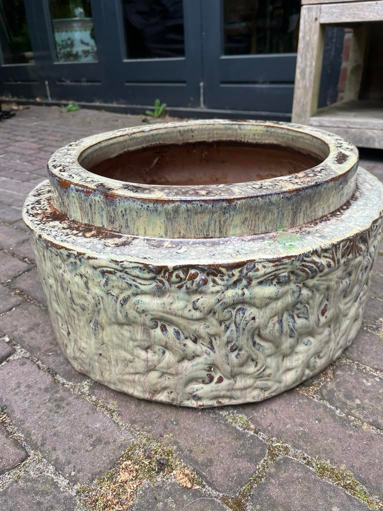 XL bloempot PTMD, Ophalen, Steen, Minder dan 30 cm, Minder dan 60 cm