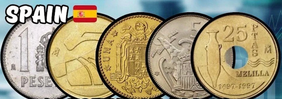 Munten Spain, Verzenden, Overige landen