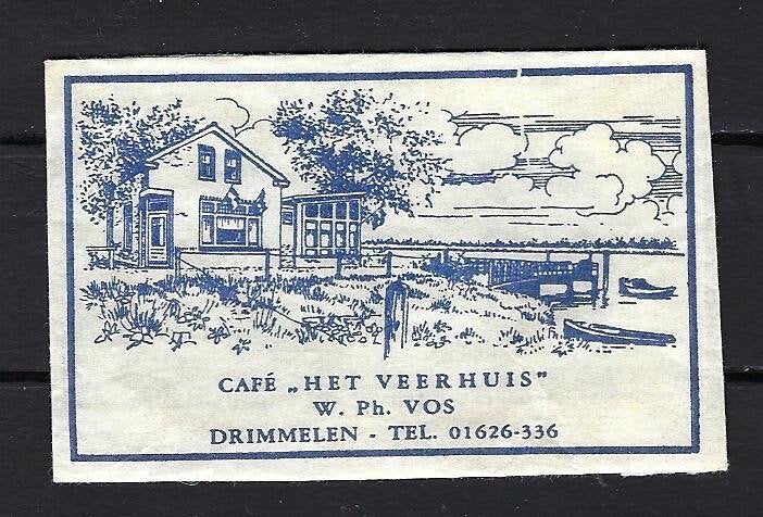 150 Drimmelen cafe HET VEERHUIS, Ophalen of Verzenden, Buitenland