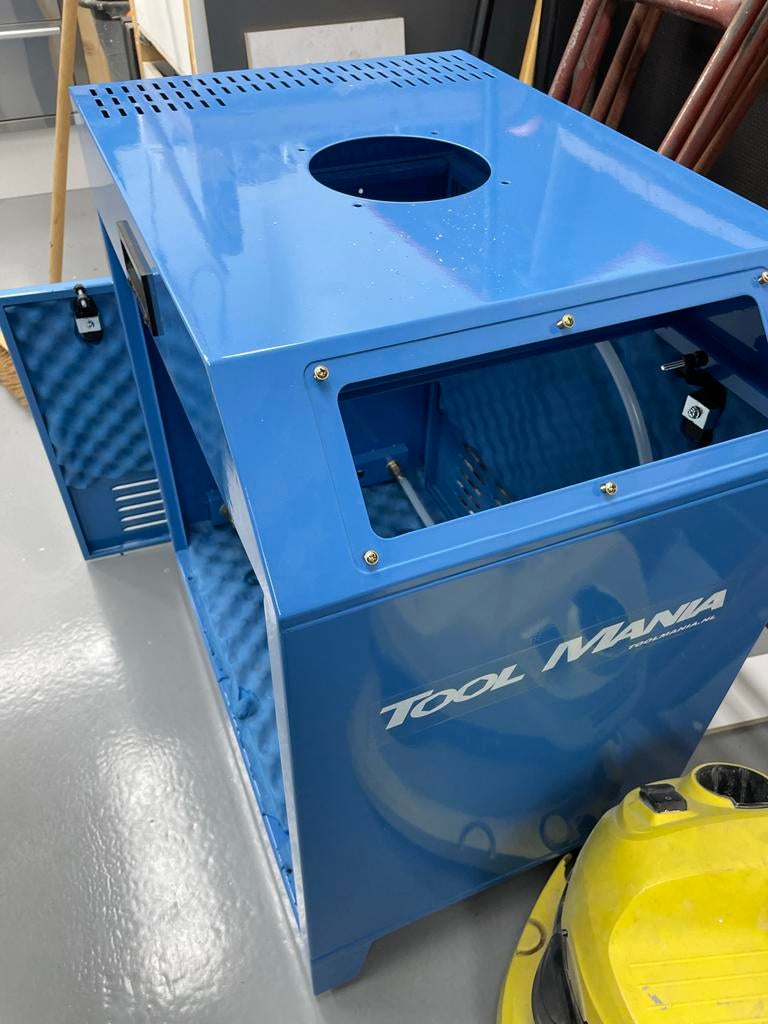 Compressor geluiddempende bak - Tool Mania, Doe-het-zelf en Verbouw, Compressors, Gebruikt, Geluidgedempt, Ophalen