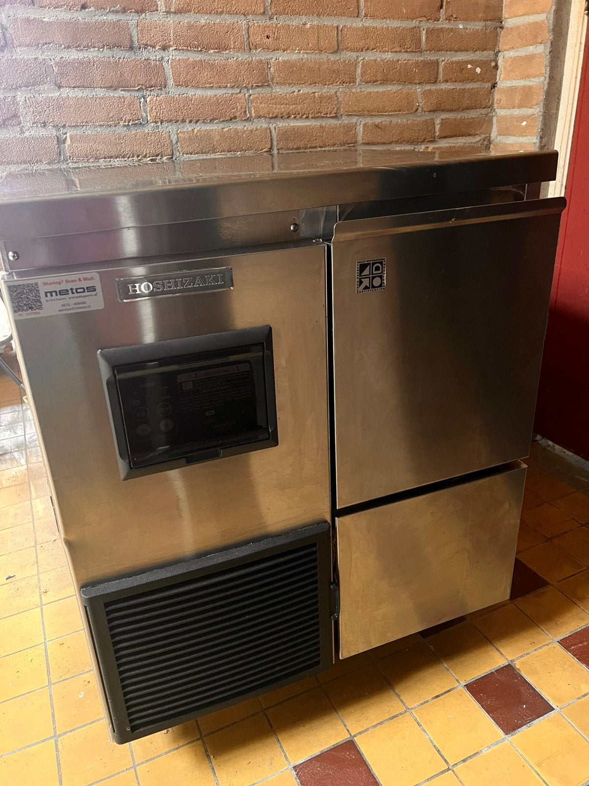 Grote Ijsmachine Hoshizaki Crushed ijs, Ophalen, Zo goed als nieuw