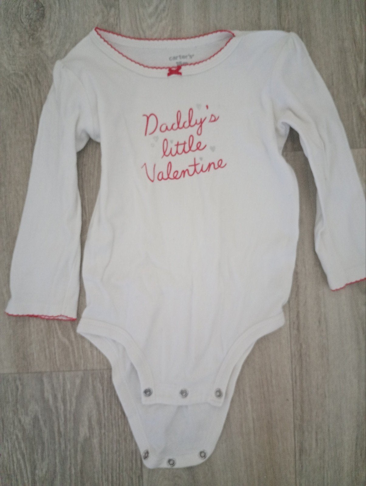 Romper 'Daddy's Little Valentine' - Carter's (18 maanden), Ophalen of Verzenden, Zo goed als nieuw, Carter's, Meisje
