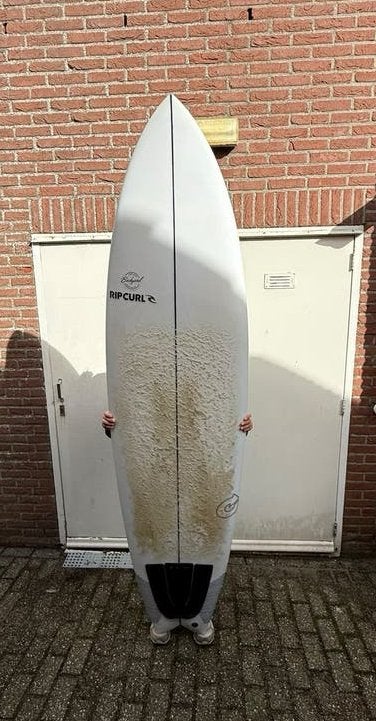 Torq surfboard - Big Boy Fish 7’6 + boardbag, Ophalen, Zo goed als nieuw, Fish, Met draagtas